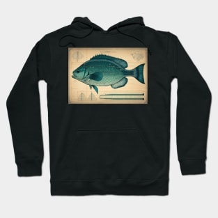 Crappie Fish Print Hoodie